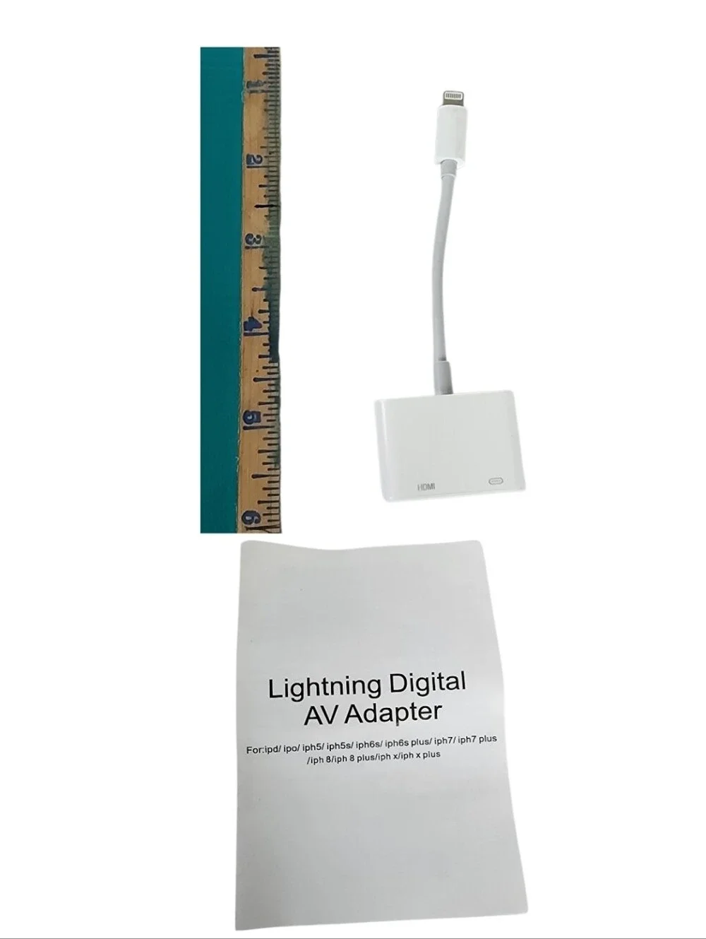 Lightning to Digital AV Adapter For iPods & iPhones